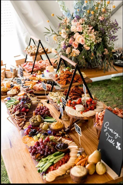 Small grazing table display