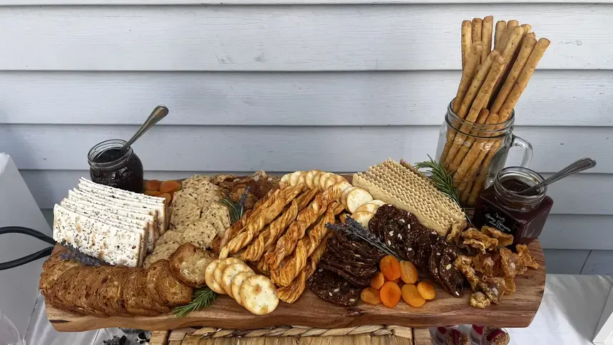 Seasonal charcuterie board for St. Charles events